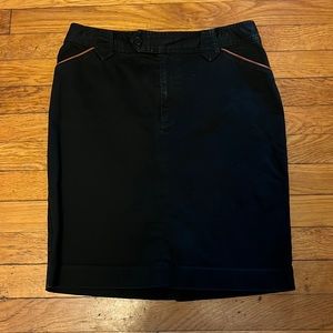 Ralph Lauren petite black pencil skirt